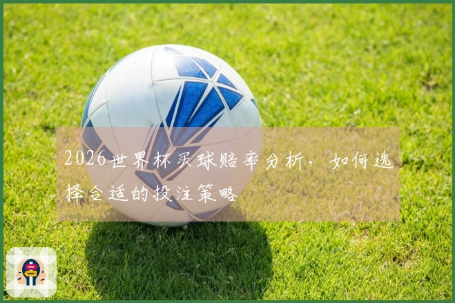 2026世界杯买球赔率分析，如何选择合适的投注策略
